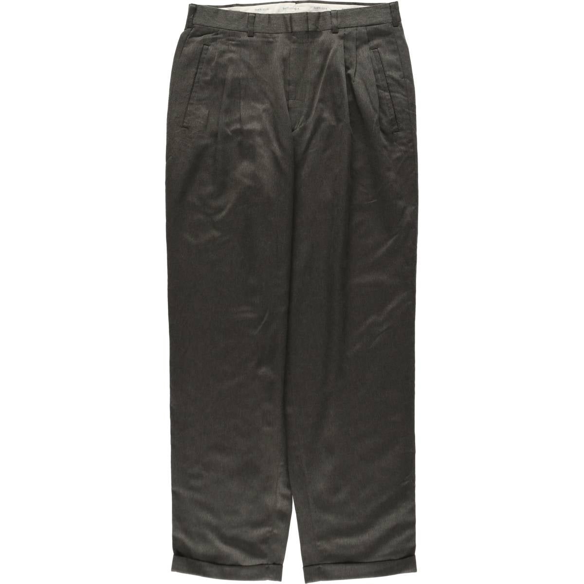 古着 90年代 PRONTO-UOMO スリータック ウールパンツ スラックス