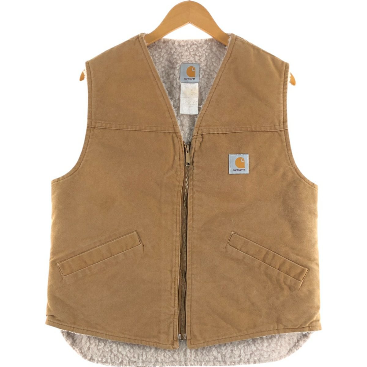 古着 80～90年代 カーハート Carhartt ダックベスト USA製 メンズXL