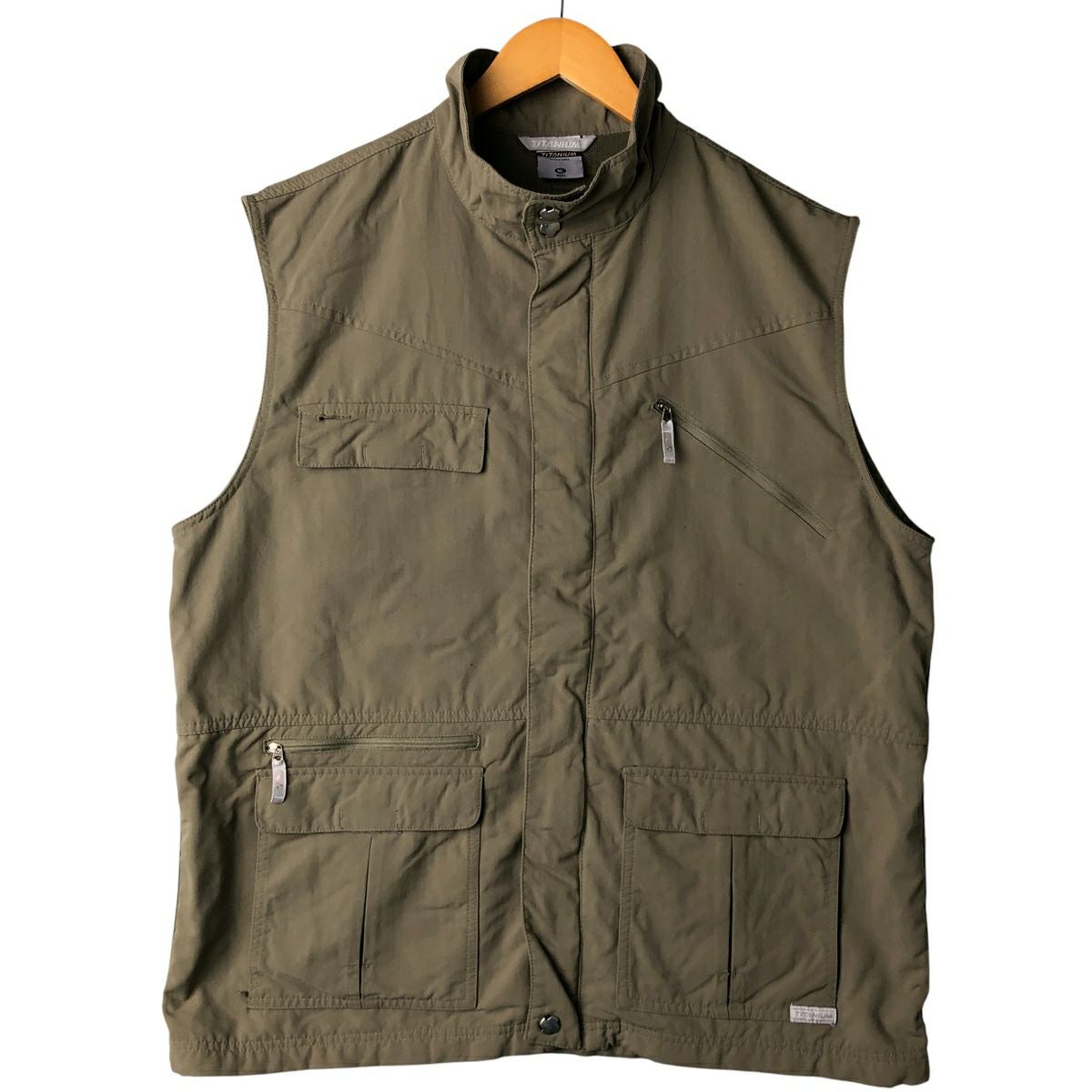 古着 80年代 コロンビア Columbia 紺タグ フィッシングベスト メンズL