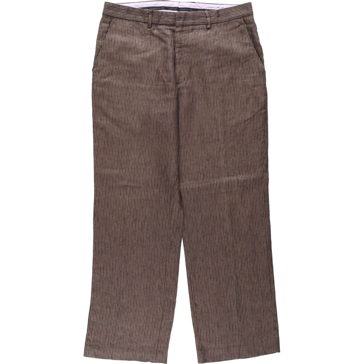 古着 ジェイクルー J.Crew ストライプ柄 コットン スラックスパンツ