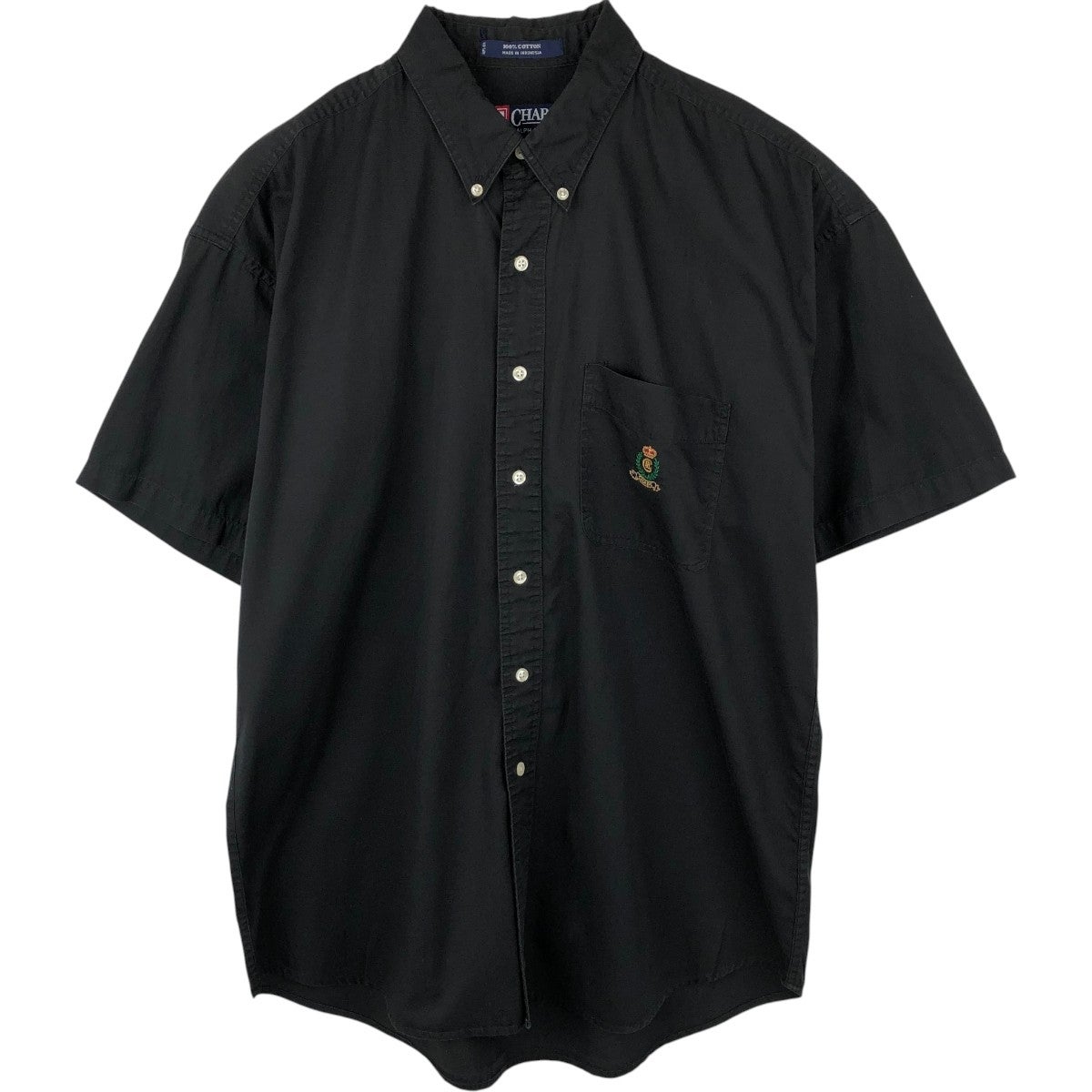 古着 ラルフローレン Ralph Lauren CHAPS チャップス 半袖 ボタン