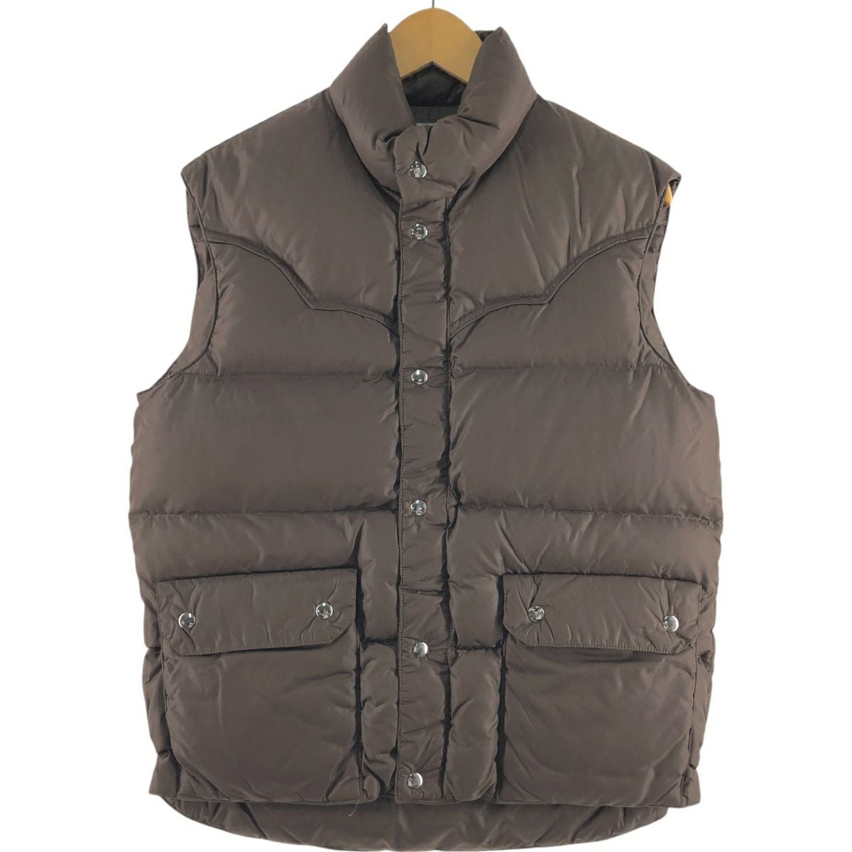 古着 80年代 アールイーアイ REI 白タグ グースダウンベスト メンズL