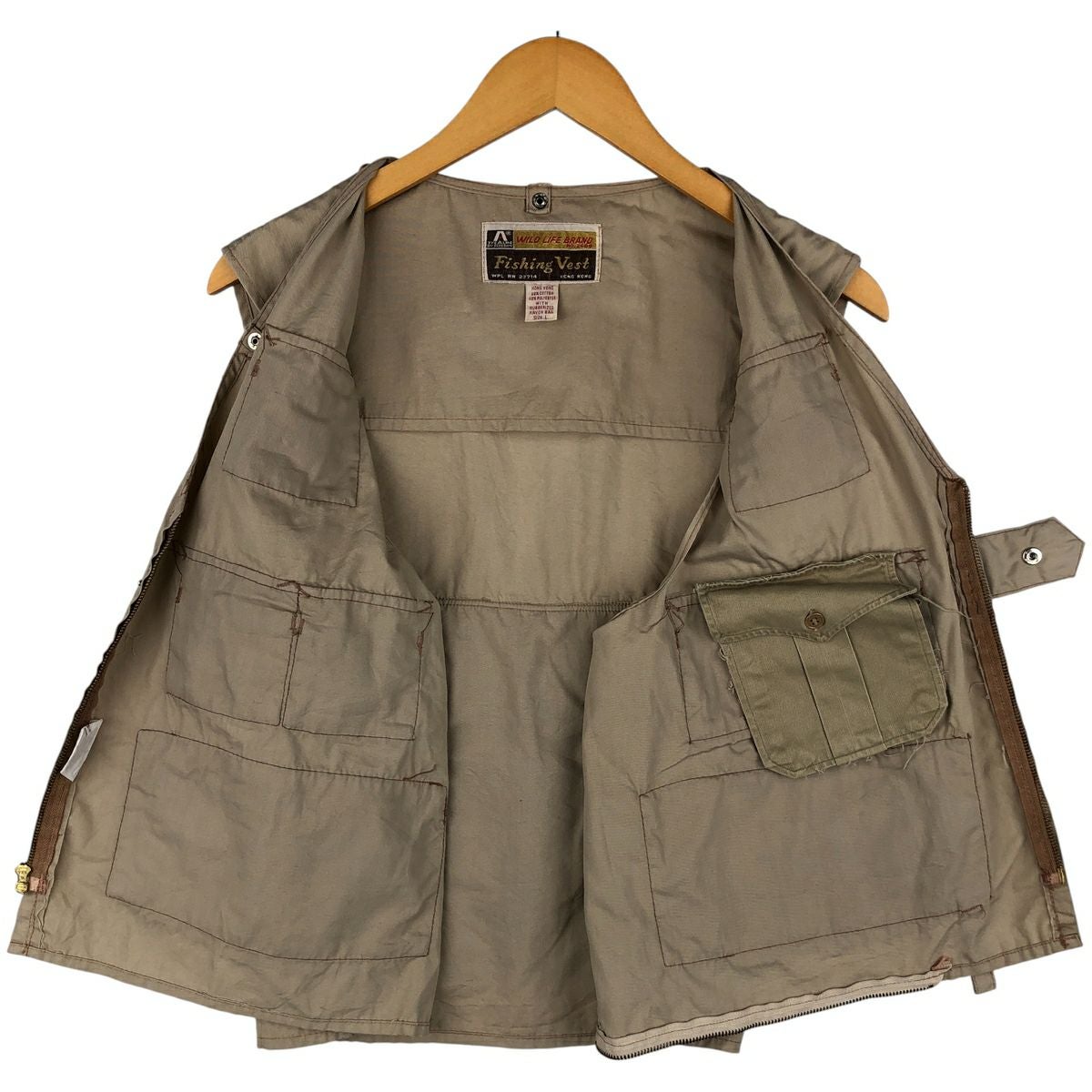ABY heavy duty gear フィッシングベスト　ヴィンテージ　レア 古着 80年代 ワイルドライフブランド WILD LIFE BRAND フィッシング