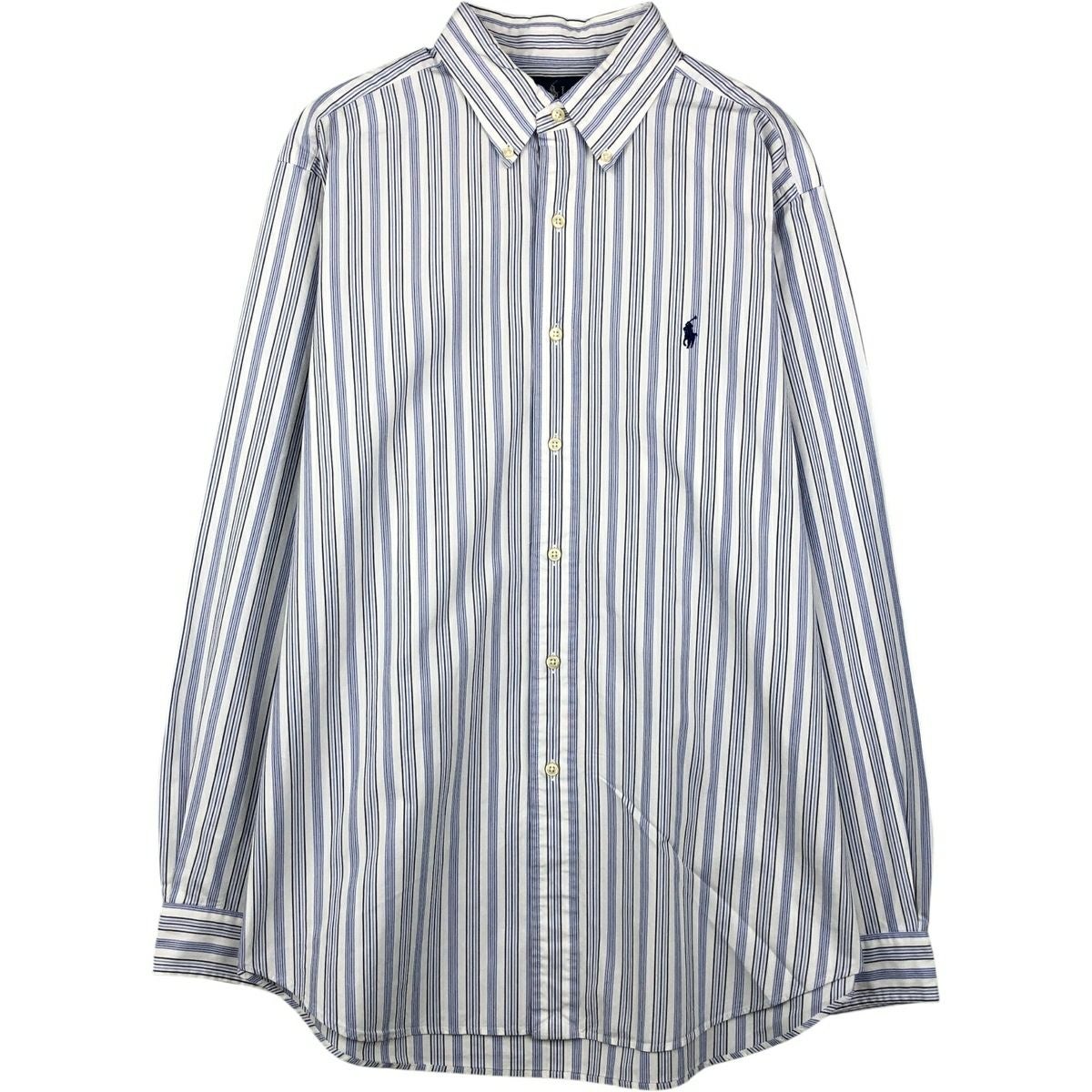 ラルフローレン　ストライプシャツ ラルフ ローレン（RALPH LAUREN）（メンズ）ストライプド ビッグ