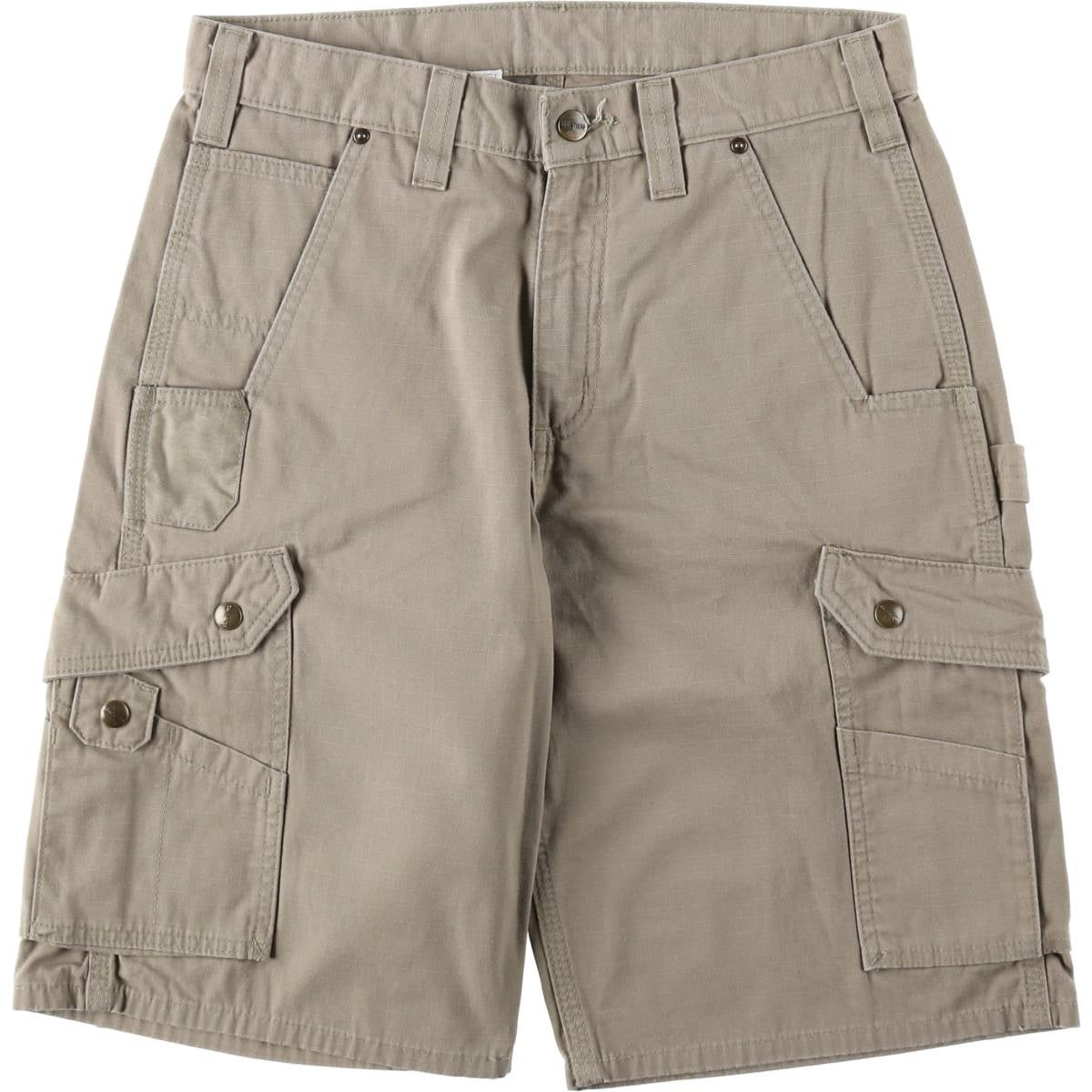 古着 カーハート Carhartt RELAXED FIT 迷彩柄 ダック カーゴショーツ