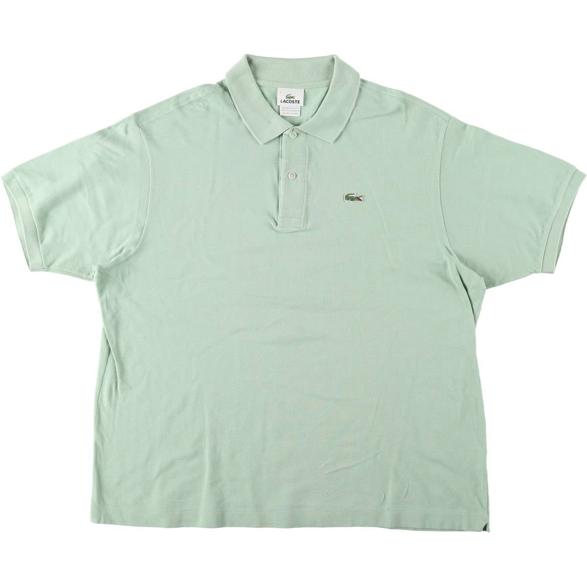 古着 ラコステ LACOSTE SPORT 襟付き ハーフジップ 半袖 ポロシャツ フランス製 6 メンズXL相当 /eaa566778 古着 ラコステ LACOSTE SPORT 襟付き ハーフジップ 半袖 ポロシャツ