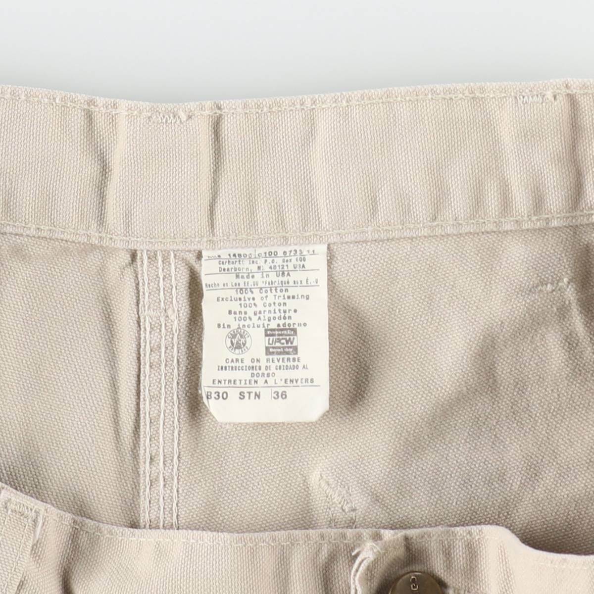 古着 カーハート Carhartt ダック地ショーツ ショートパンツ USA製