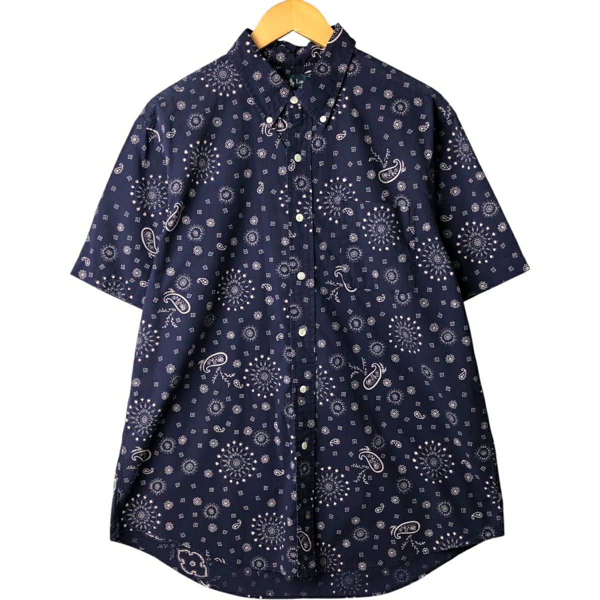 古着 ラルフローレン Ralph Lauren CUSTOM FIT ペイズリー柄 半袖 古着 ラルフローレン Ralph Lauren CUSTOM FIT ペイズリー柄 半袖