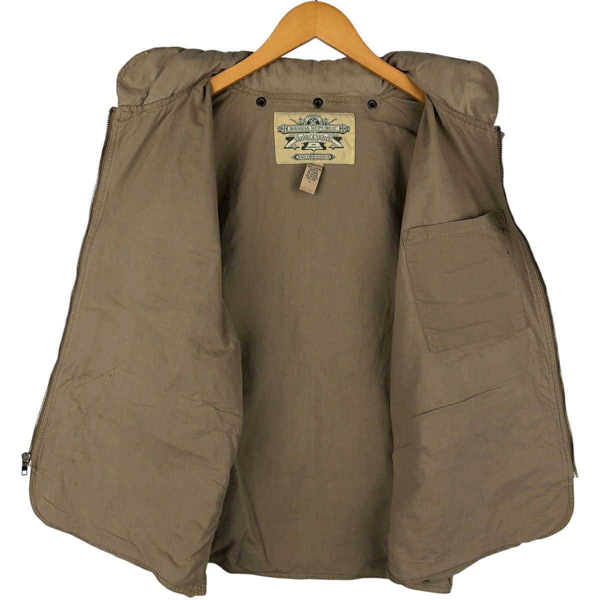 古着 90年代 バナナリパブリック BANANA REPUBLIC サファリベスト