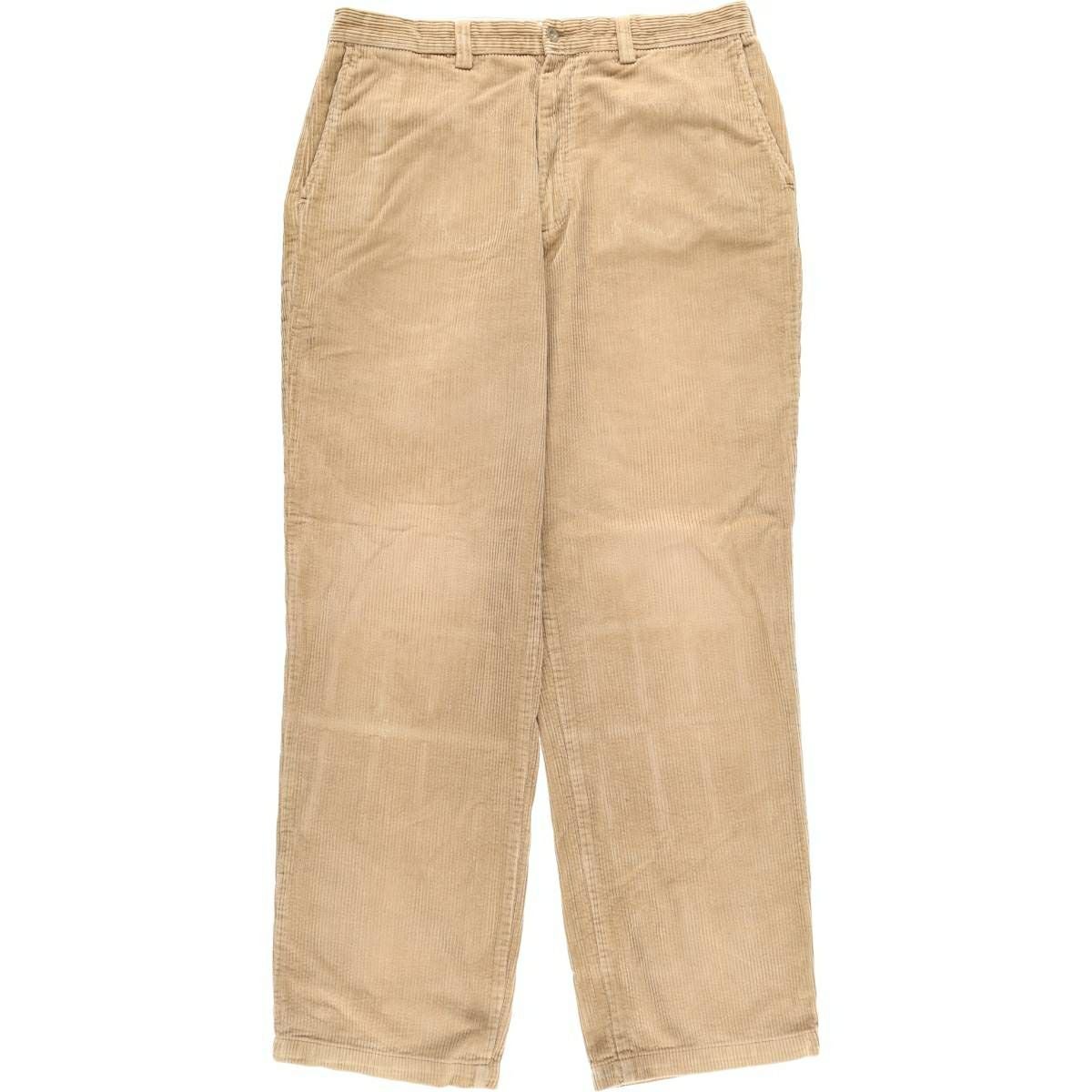 古着 ペリーエリス PERRY ELLIS 太畝 ツータック コーデュロイパンツ