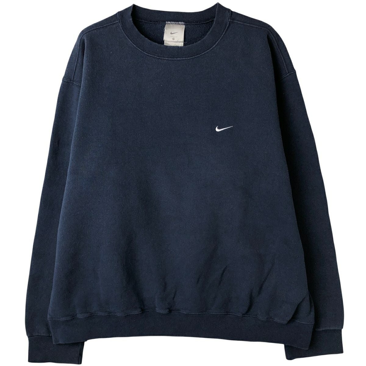 古着 80年代 ナイキ NIKE 紺タグ ハーフボタン スウェットシャツ