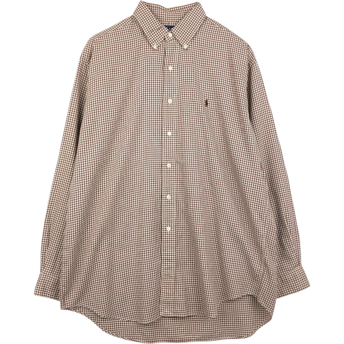 古着 ラルフローレン Ralph Lauren BLAKE ギンガムチェック 長袖
