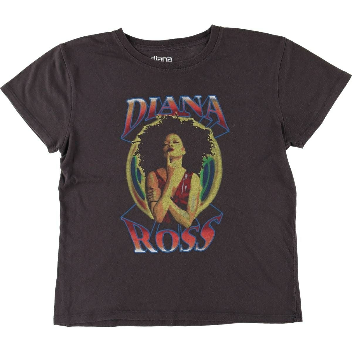 古着 DIANA ROSS ダイアナロス バンドTシャツ バンT レディースXS相当