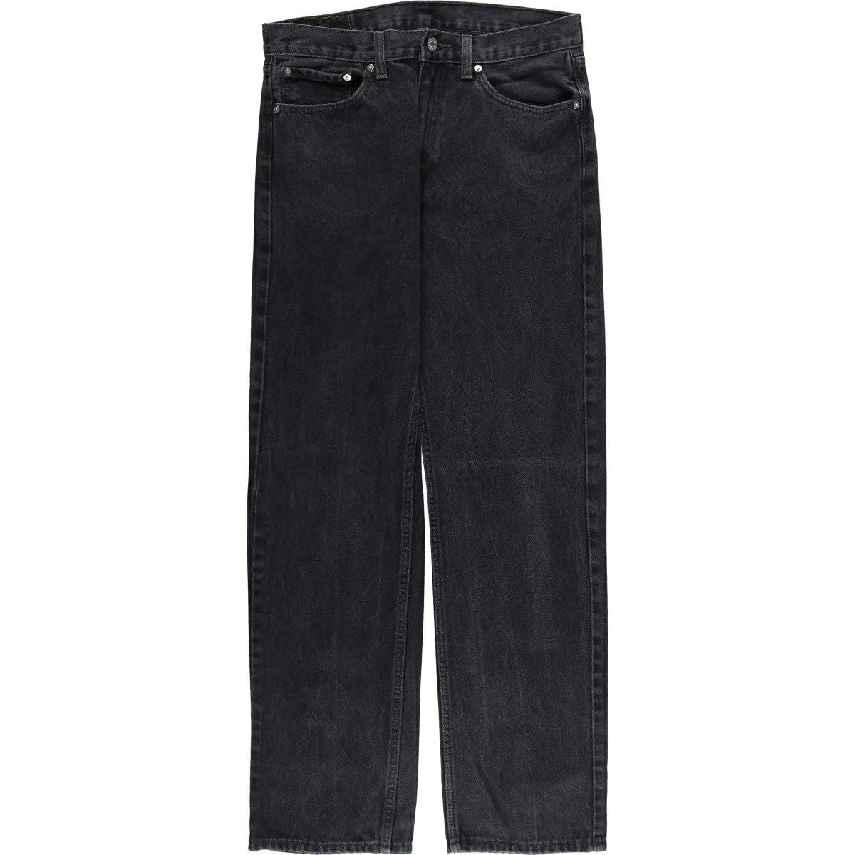 古着 リーバイス Levi's 505 ブラックデニム テーパードデニムパンツ メンズw33相当/eaa483116 古着 リーバイス Levis 505 ブラックデニム テーパードデニムパンツ