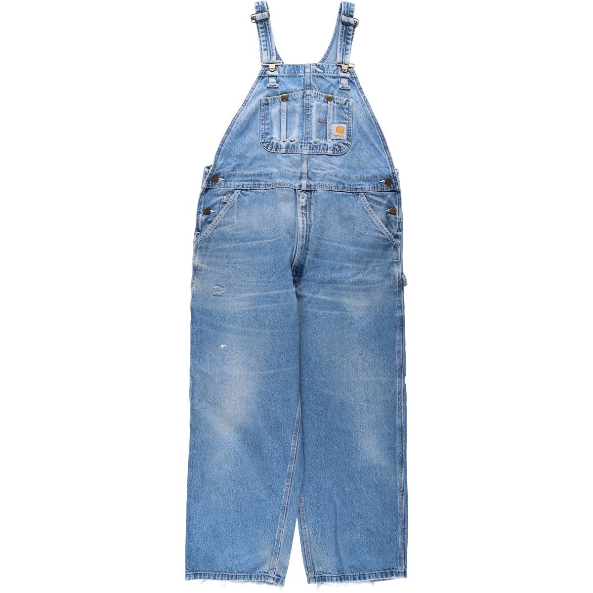 古着 00年代 カーハート Carhartt ダブルニー ダック オーバーオール