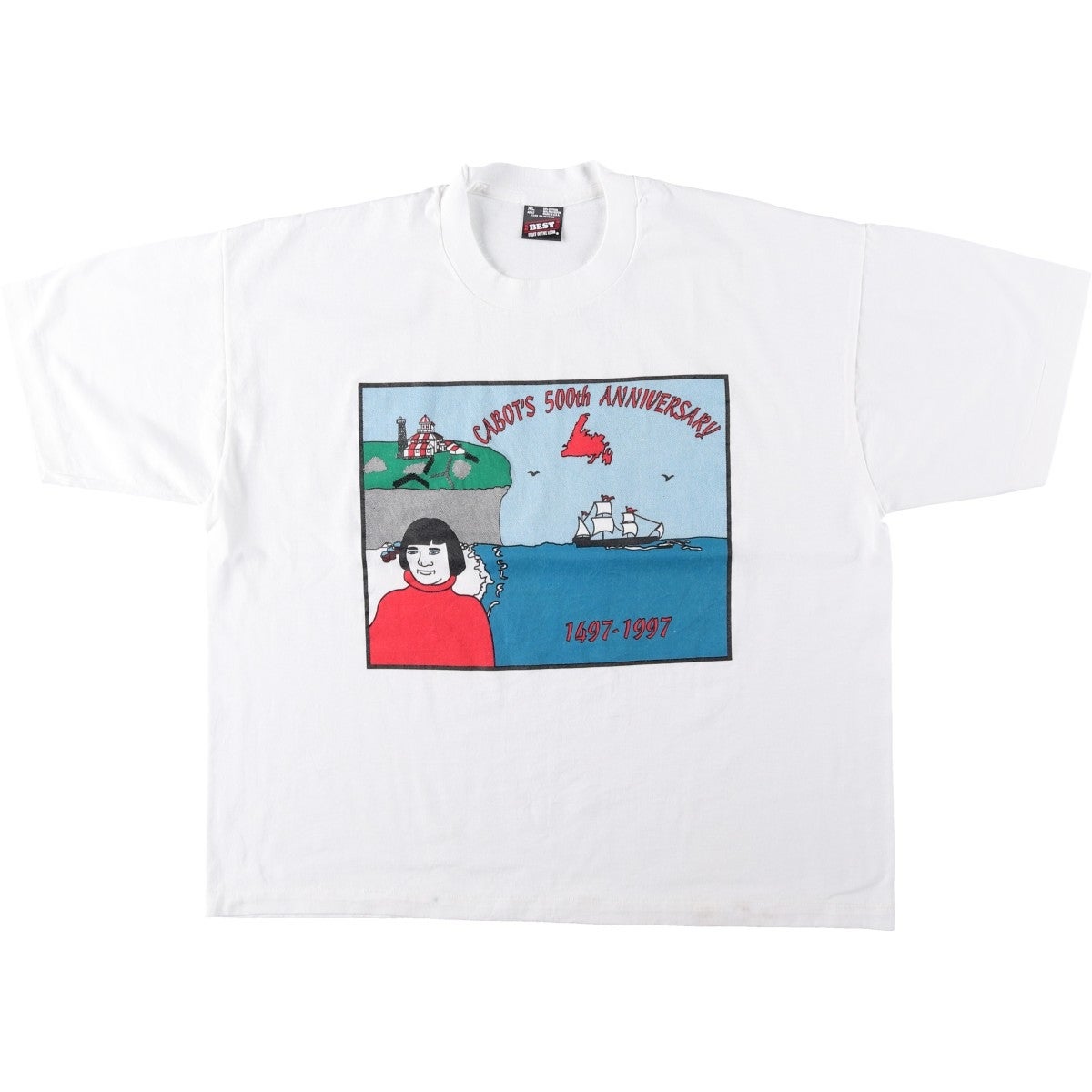 古着 90年代 フルーツオブザルーム FRUIT OF THE LOOM BEST プリントT