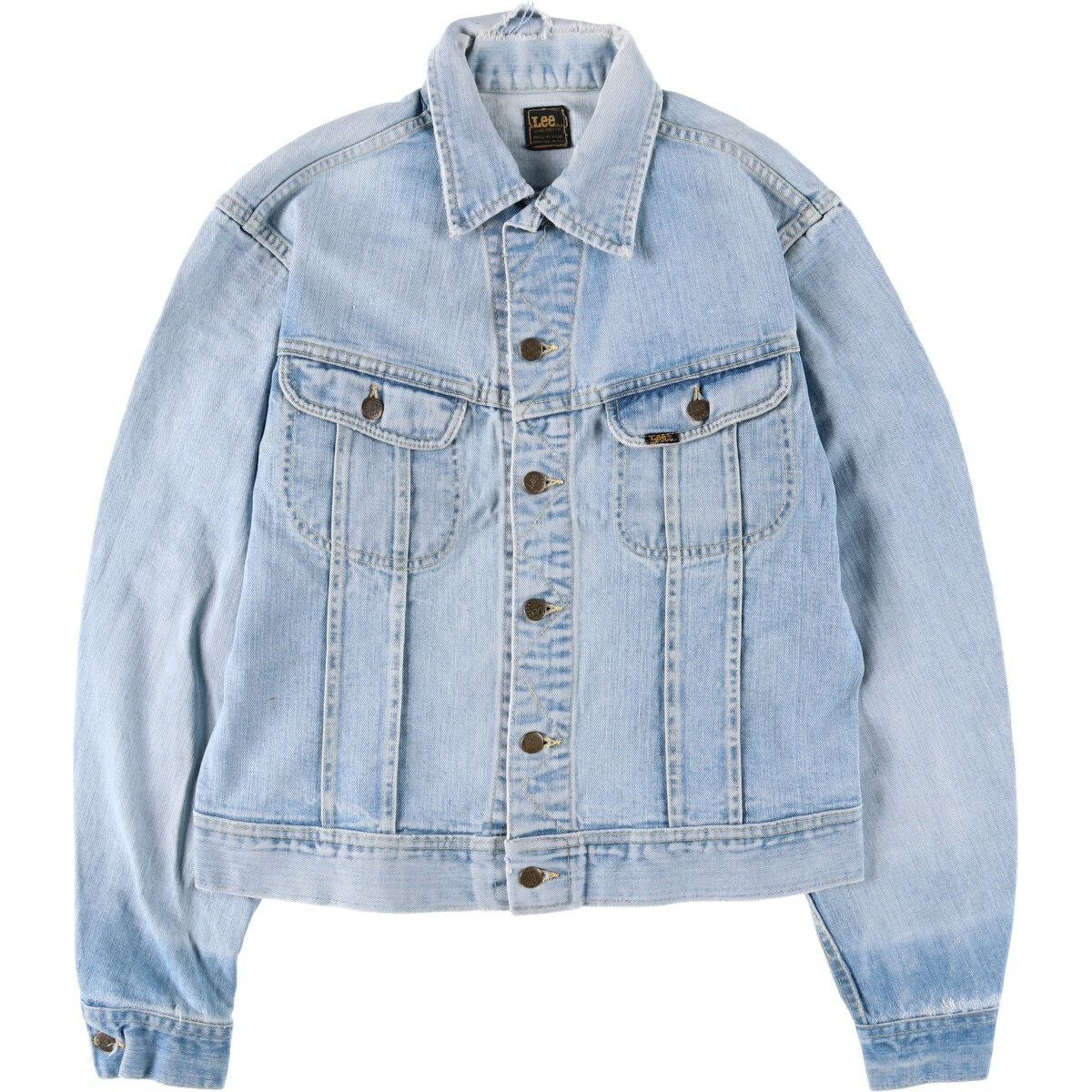 雰囲気抜群 y2k 90s Lee Riders デニムジャケット Gジャン 古着 ～90年代 リー Lee デニムジャケット Gジャン カナダ製 メンズL