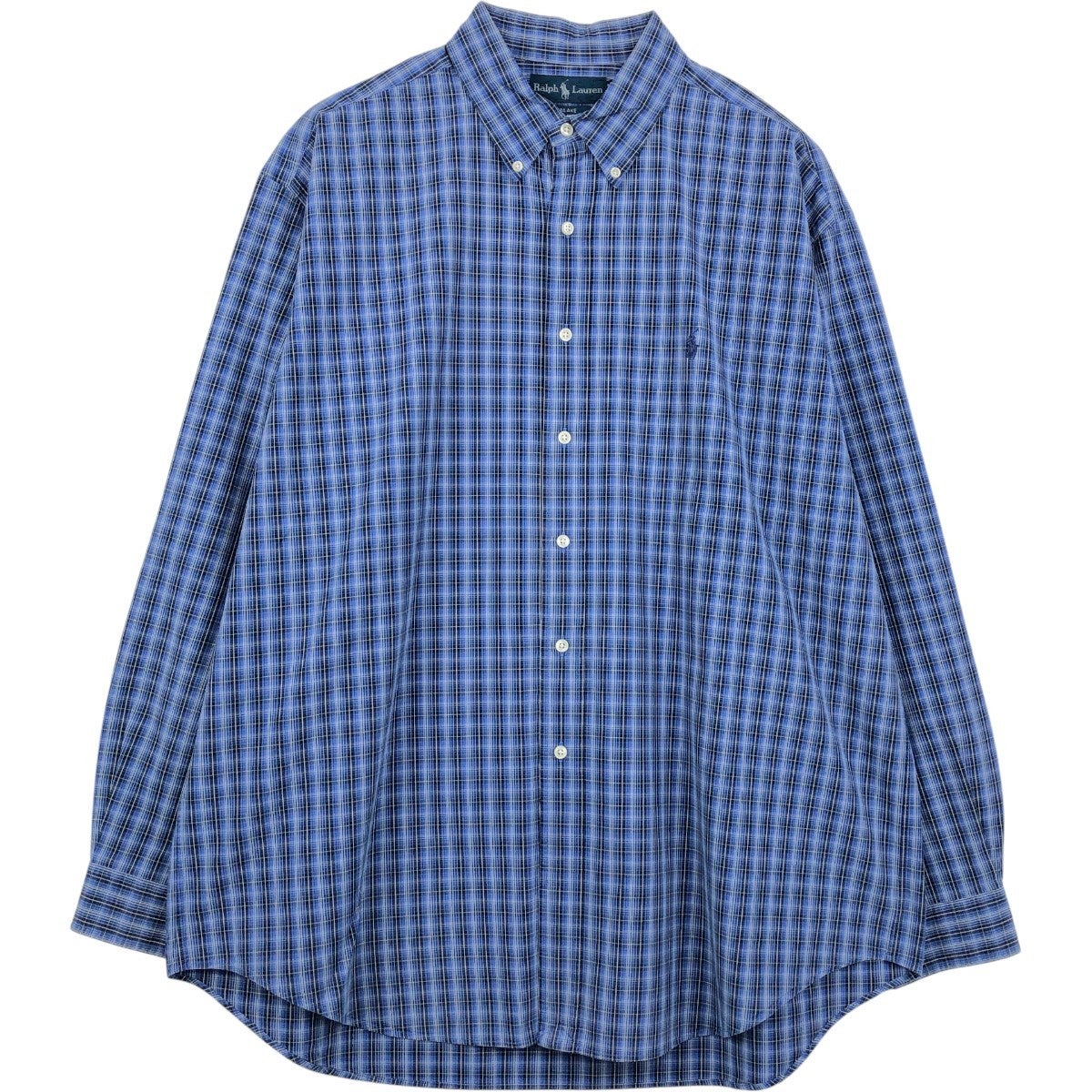 古着 ラルフローレン Ralph Lauren BLAKE 長袖 ボタンダウンチェック