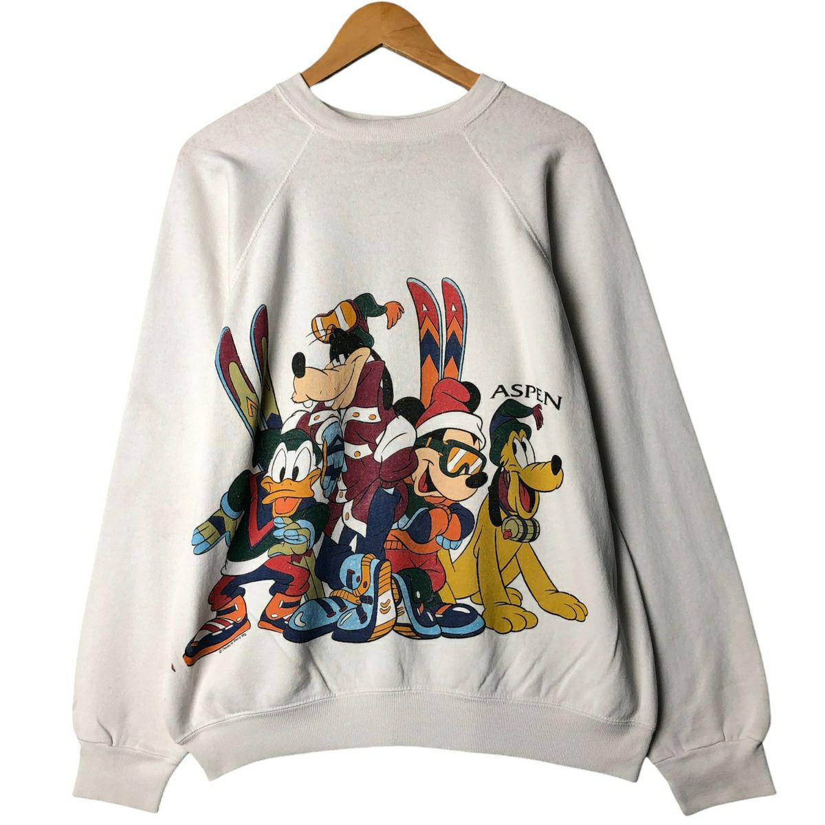 古着 80年代 タルテックス TULTEX MICKEY MOUSE ミッキーマウス キャラクタースウェットシャツ トレーナー USA製 レディースL相当 ヴィンテージ/eaa621193 古着 80年代 タルテックス TULTEX MICKEY MOUSE ミッキーマウス