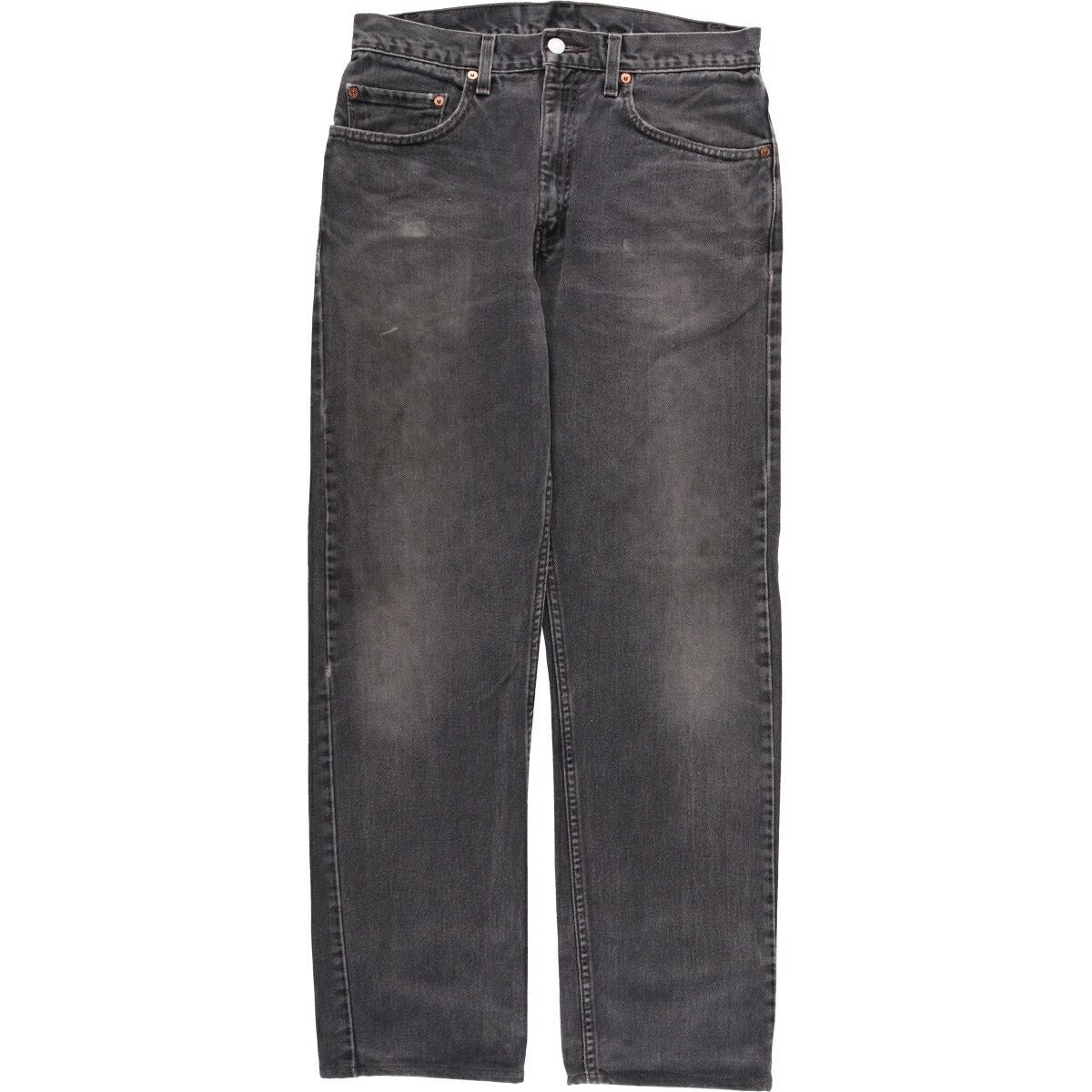 古着 00年代 リーバイス Levi's 505 REGULAR FIT STRAIGHT LEG ブラックデニム テーパードデニムパンツ メンズw31相当/eaa663667 古着 00年代 リーバイス Levis 505 REGULAR FIT STRAIGHT LEG ブラック