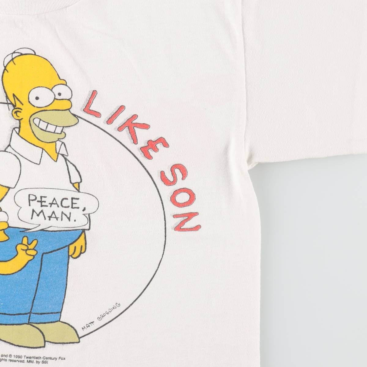 古着 90年代 SSI THE SIMPSONS シンプソンズ キャラクタープリントT