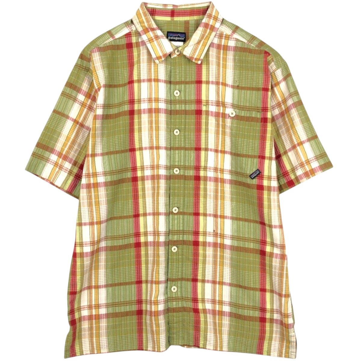 古着 00年代 パタゴニア Patagonia A/Cシャツ リップストップ 半袖