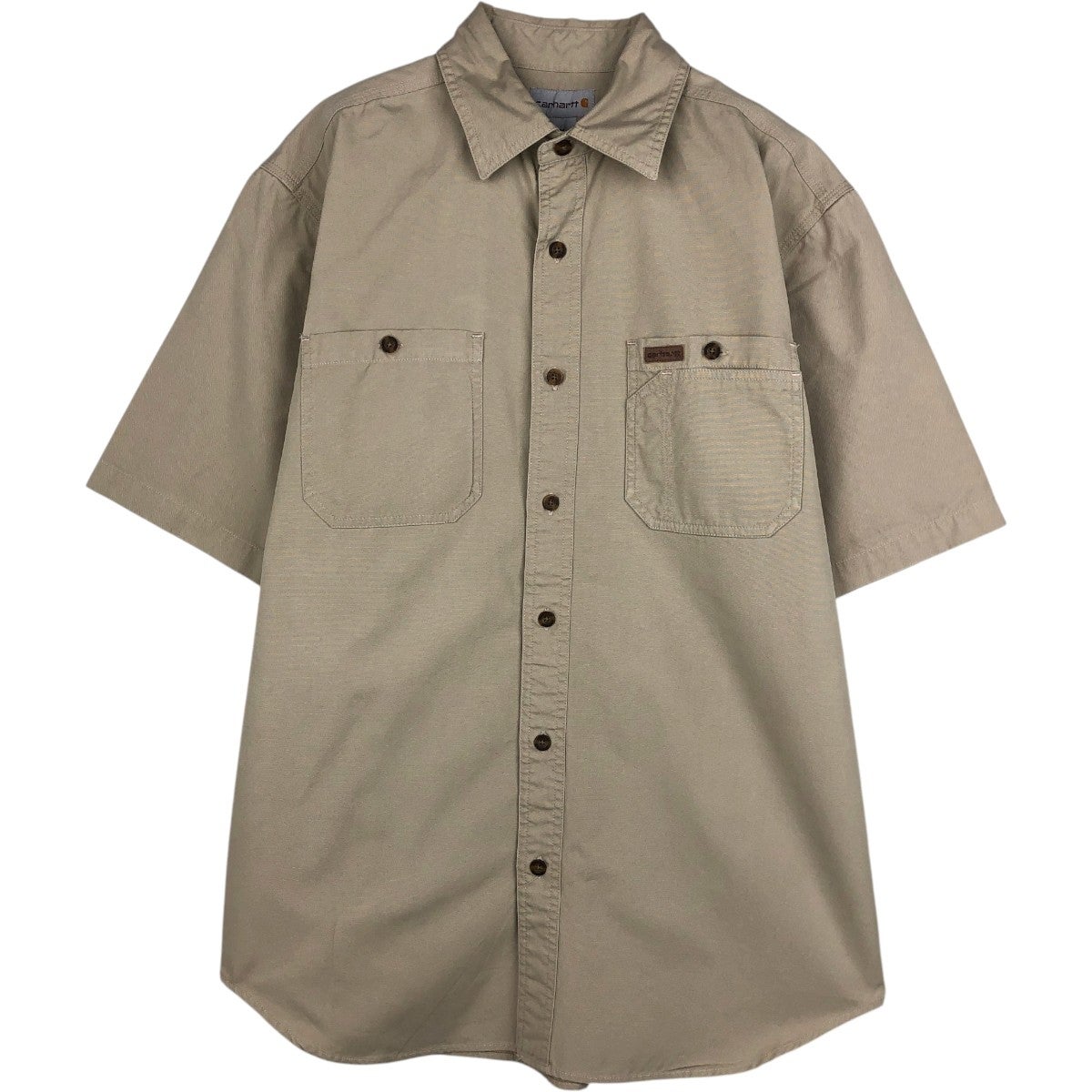 古着 カーハート Carhartt 半袖 ワークシャツ メンズXL相当 /eaa575103
