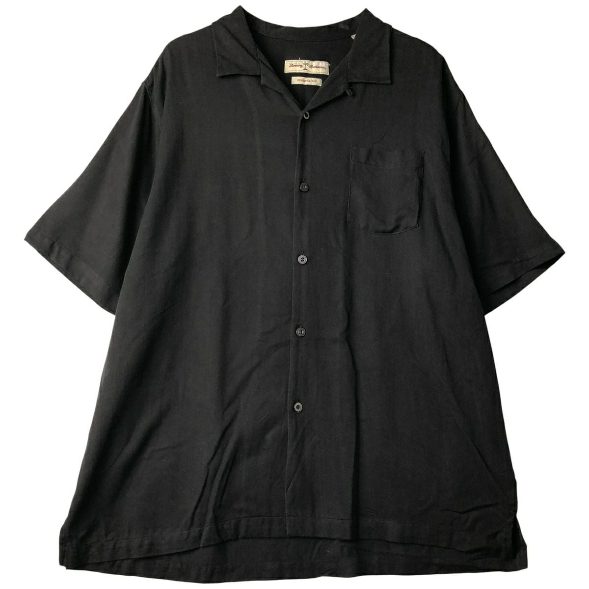 古着 トミーバハマ TOMMY BAHANA ヘリンボーン 長袖 シルクシャツ
