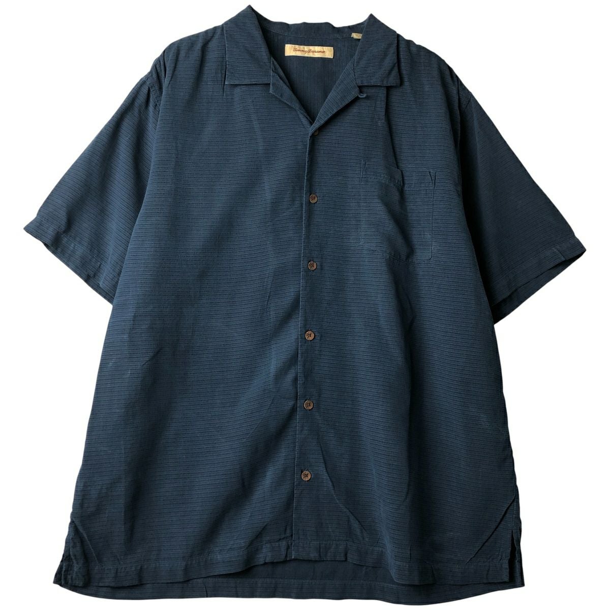古着 トミーバハマ TOMMY BAHAMA チェック柄 半袖 オープンカラー