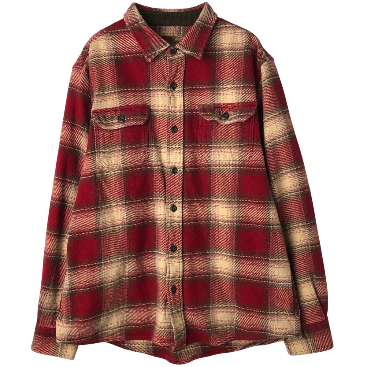 古着 00年代 オービス ORVIS オンブレチェック 長袖 ヘビーネルチェックシャツ メンズXL相当/eaa459556 古着 00年代 オービス ORVIS オンブレチェック 長袖 ヘビーネル