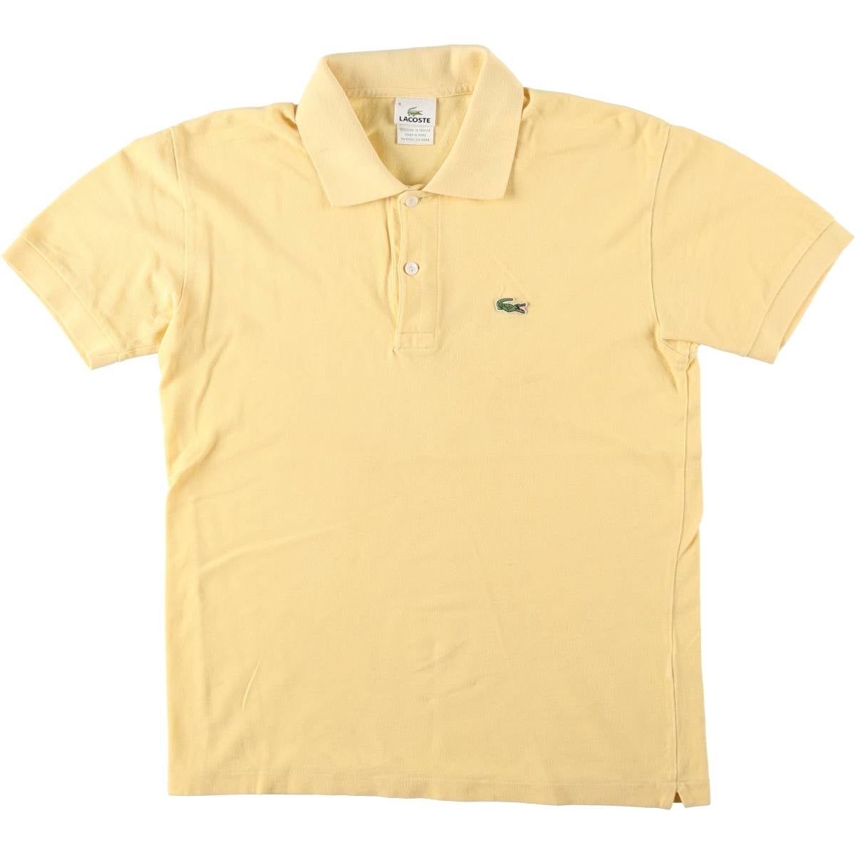 古着 90年代 ラコステ LACOSTE フランス企画 半袖 ポロシャツ 3 メンズ