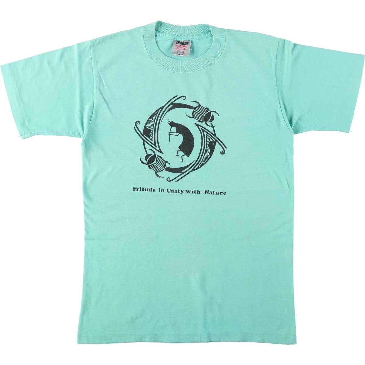 古着 90年代 オニータ ONEITA プリントTシャツ USA製 メンズL相当