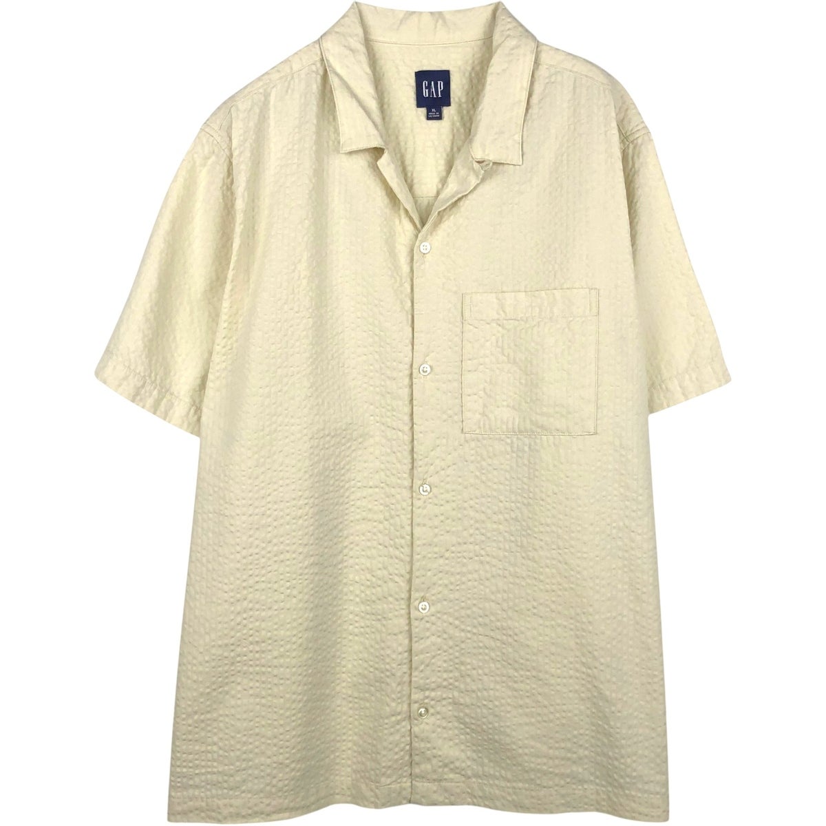 古着 00年代 ギャップ GAP ストライプ柄 マルチストライプ 半袖