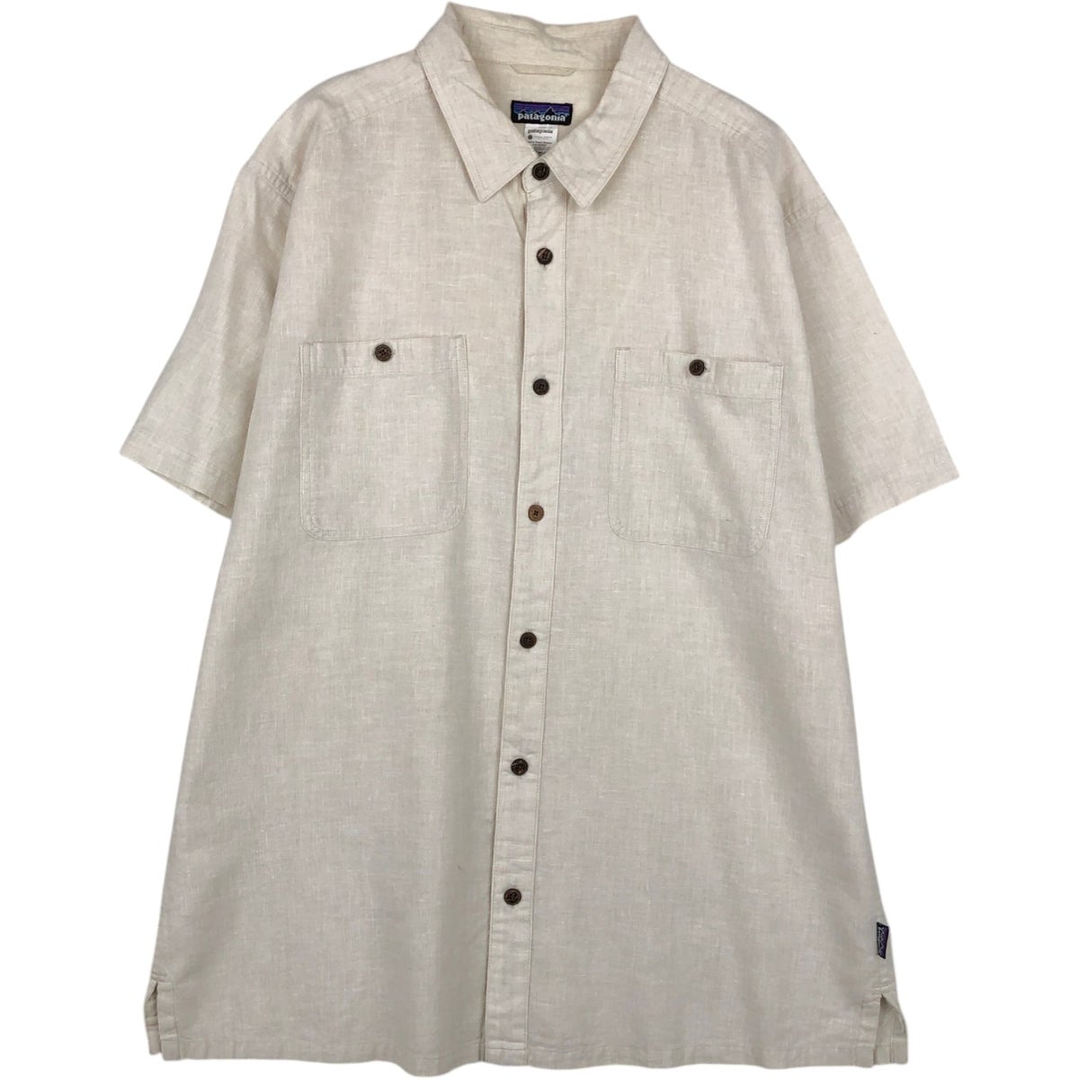 古着 パタゴニア patagonia MIGRATION HEMp SHIRT 53136S0 総柄 半袖