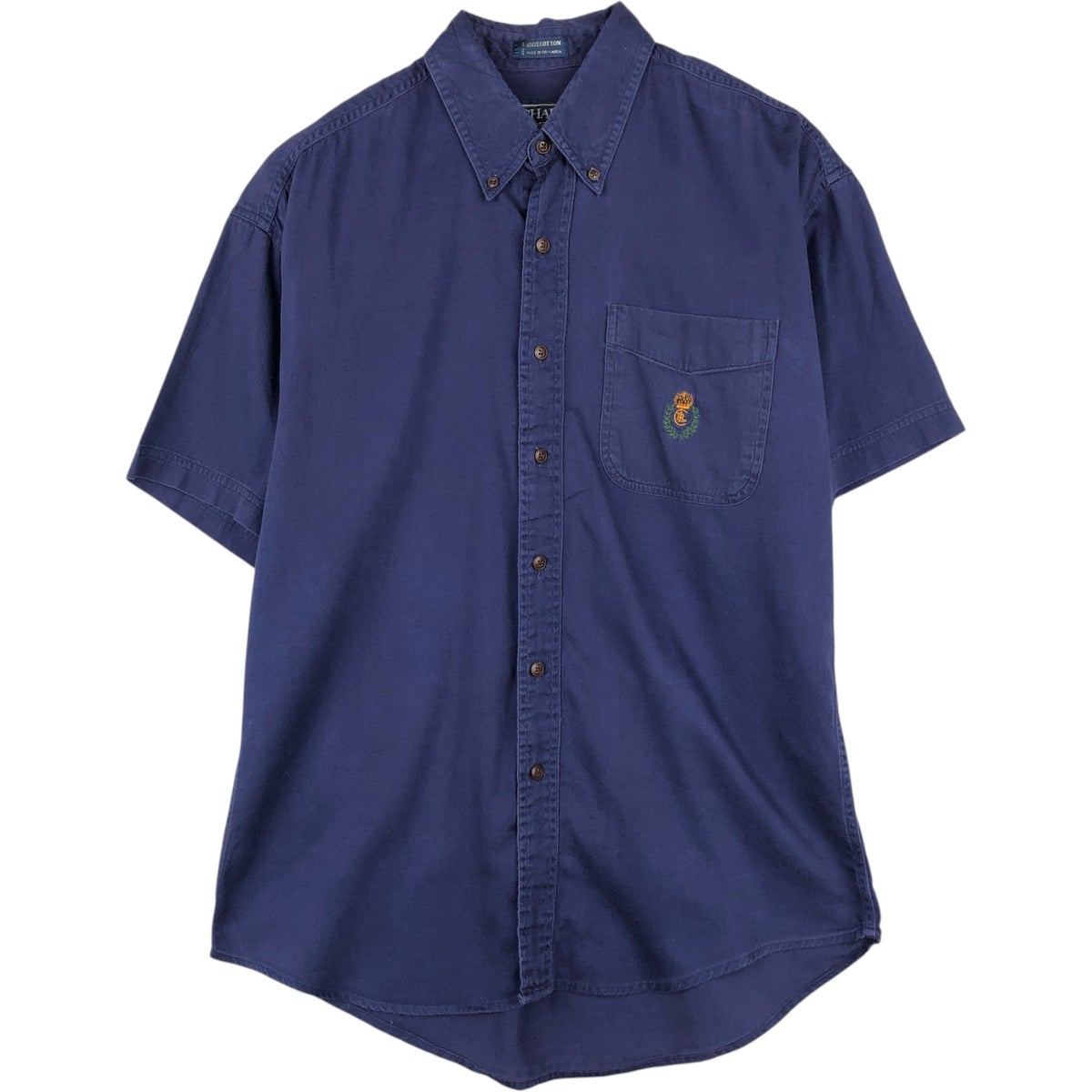 古着 ラルフローレン Ralph Lauren CHAPS チャップス 半袖 ボタン