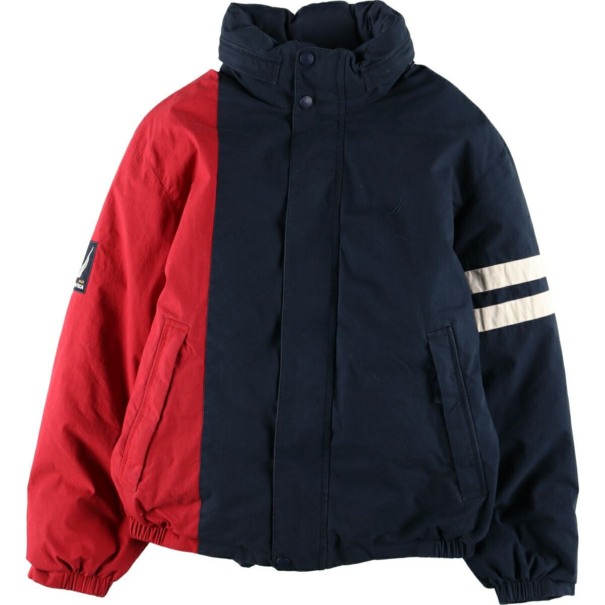 古着 00年代 ノーティカ NAUTICA リバーシブル ダウンジャケット