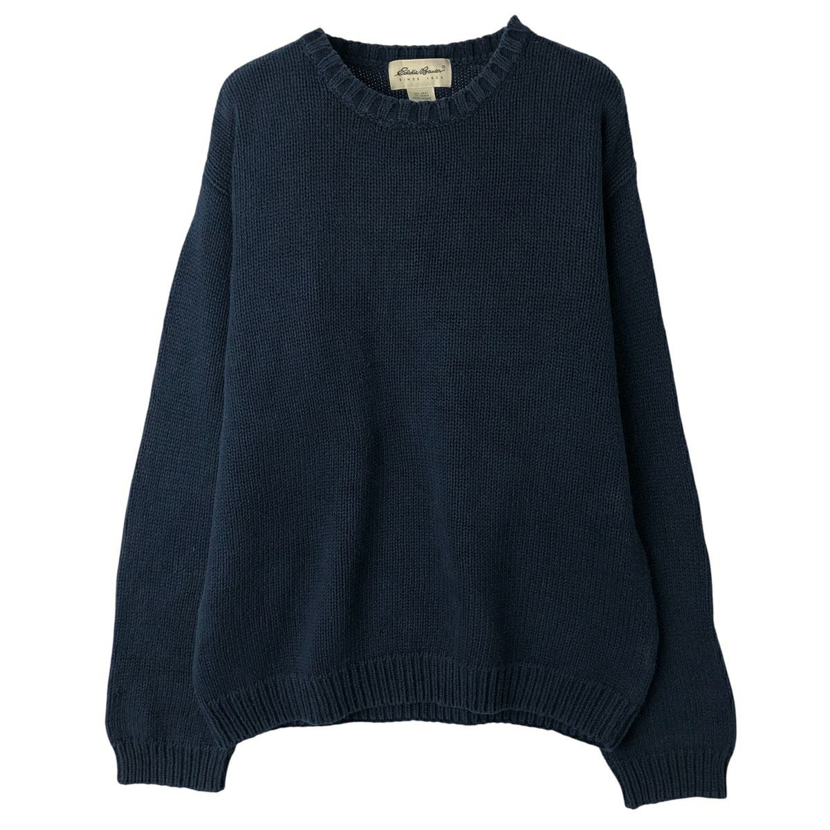 古着 エディーバウアー Eddie Bauer コットンニットセーター メンズXL