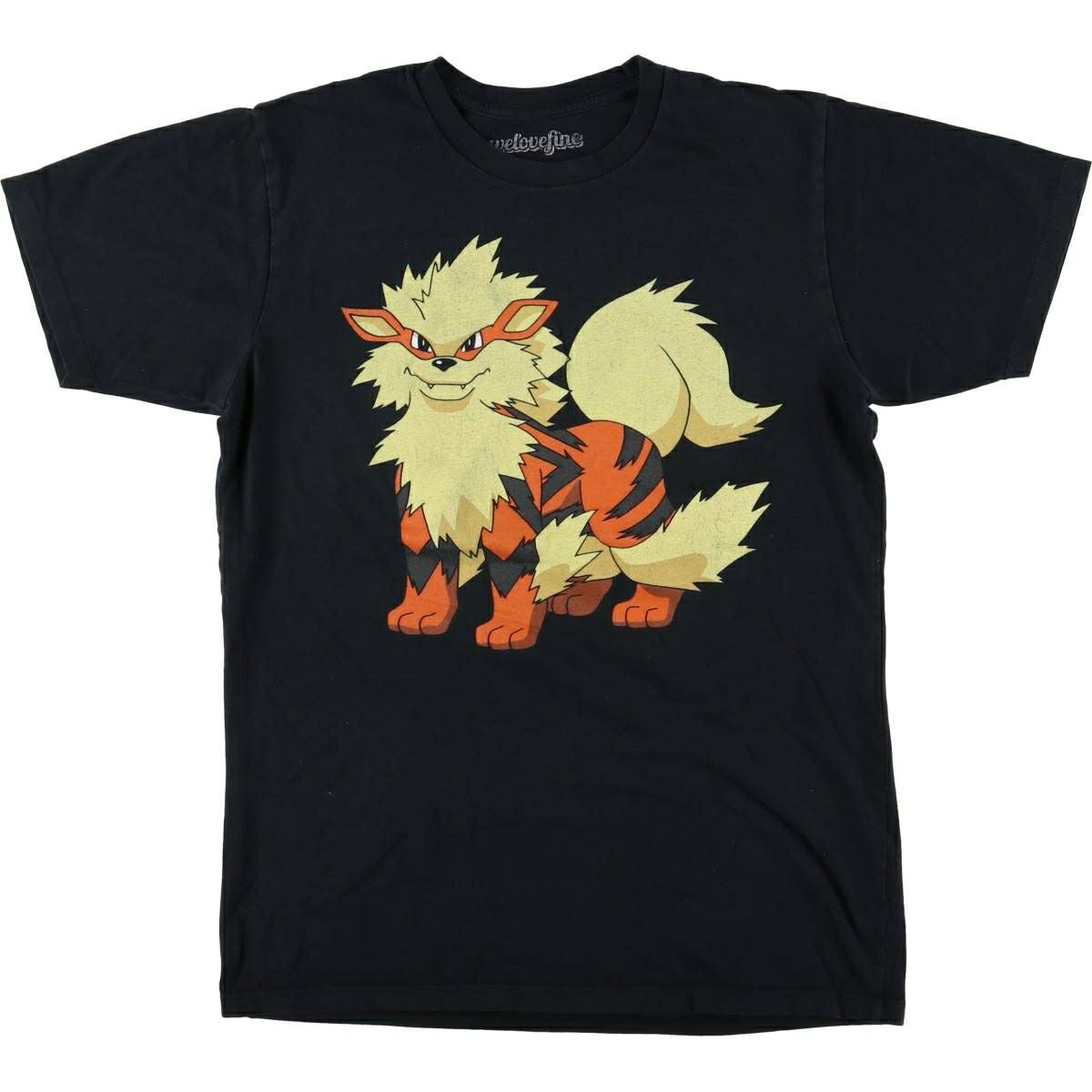 古着 POKEMON ポケモン キャラクタープリントTシャツ メンズS相当