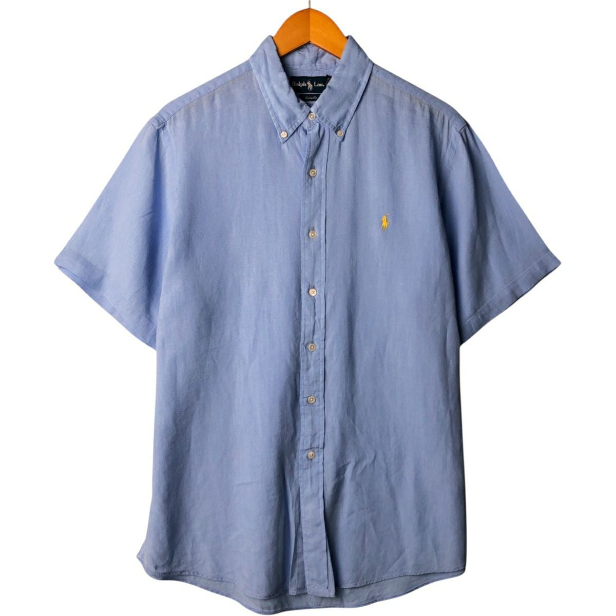 古着 ラルフローレン Ralph Lauren CUSTOM FIT ペイズリー柄 半袖