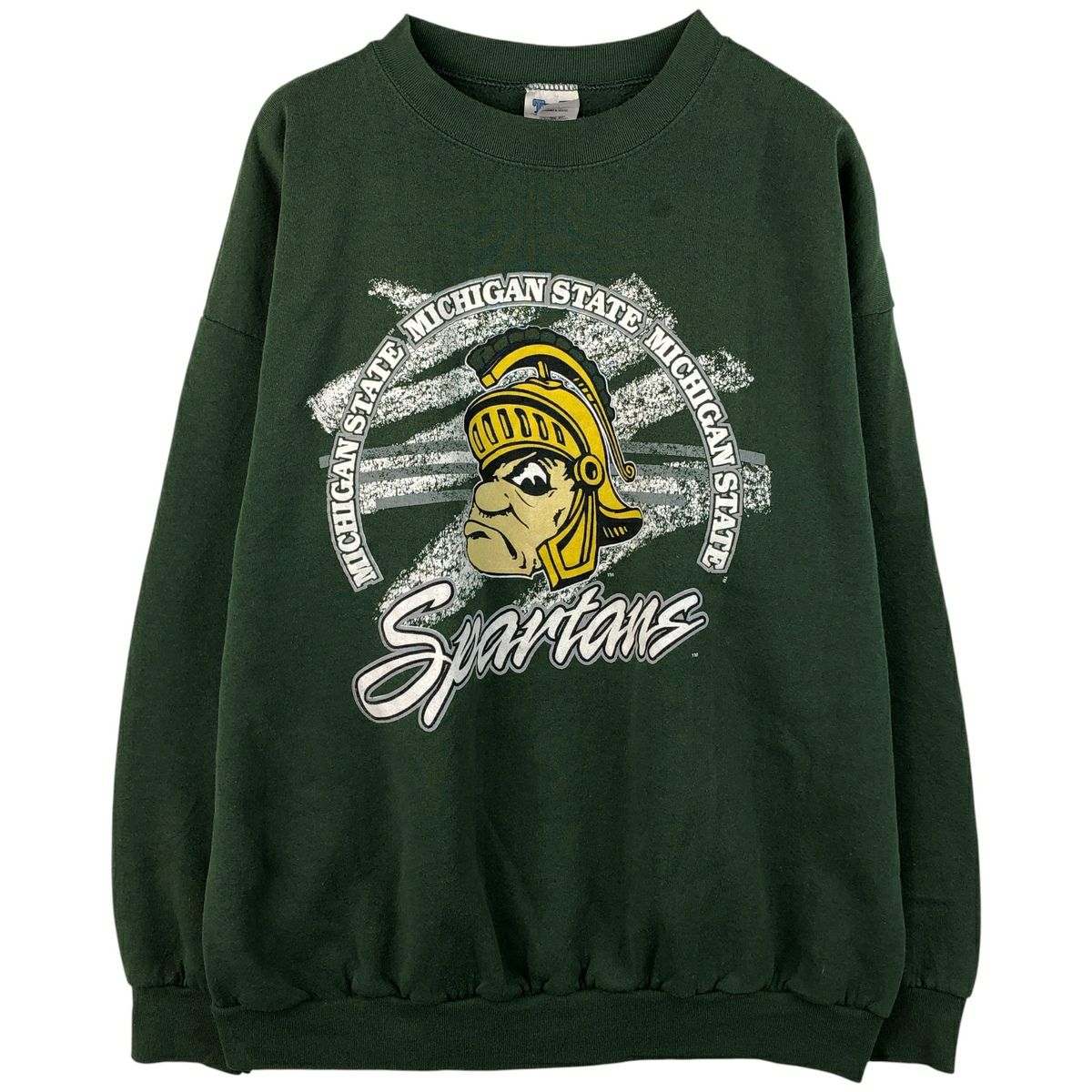 古着 90年代 MVP MICHIGAN STATE ミシガン州立大学 カレッジスウェット
