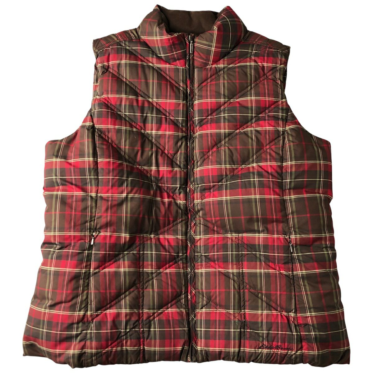 古着 エディーバウアー Eddie Bauer 総柄 ロールネック スキー柄