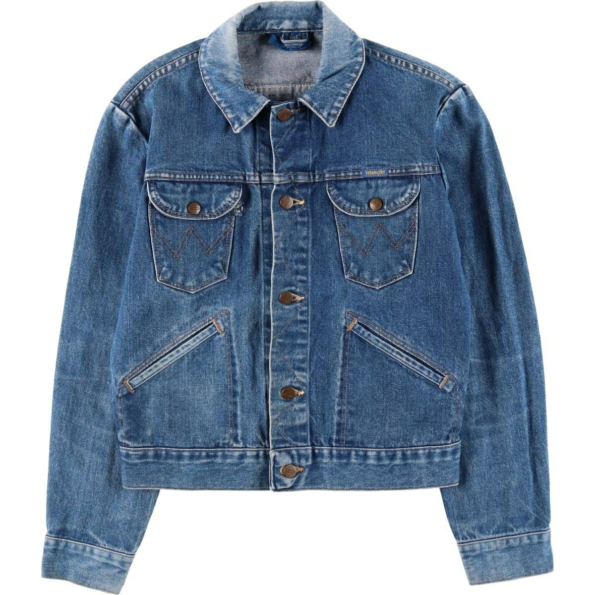 古着 80年代 ラングラー Wrangler デニムジャケット Gジャン メンズM