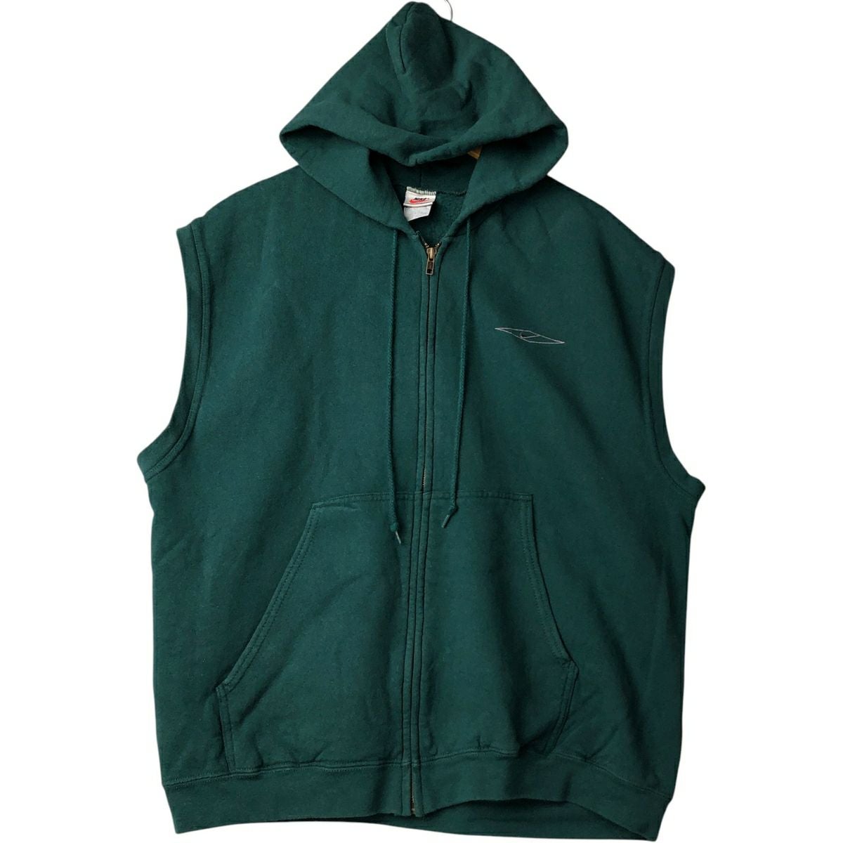 イチ　　　　　　90's vintage old nike パーカーベスト 古着 90年代 ナイキ NIKE カットオフ パーカーベスト USA製 メンズL