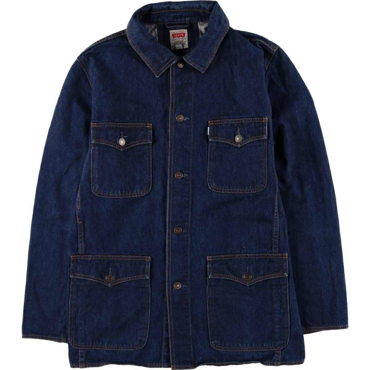 古着 濃紺 90年代 リーバイス Levis デニムカバーオール メンズM相当