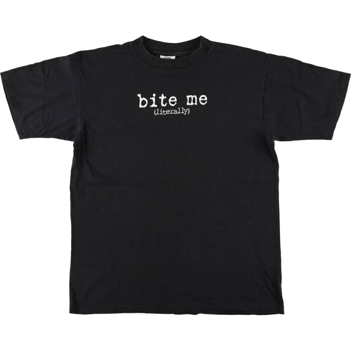 90s USA製 BALZOUT モーション ロゴ モザイク Tシャツ エロT 古着 90年代 BALZOUT メッセージプリントTシャツ USA製 メンズL相当