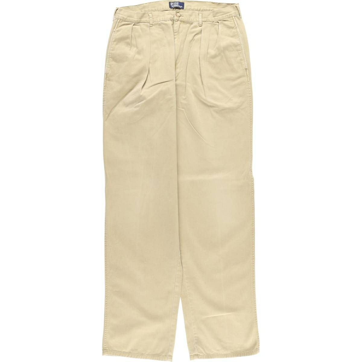 古着 ラルフローレン Ralph Lauren POLO by Ralph Lauren ツータック