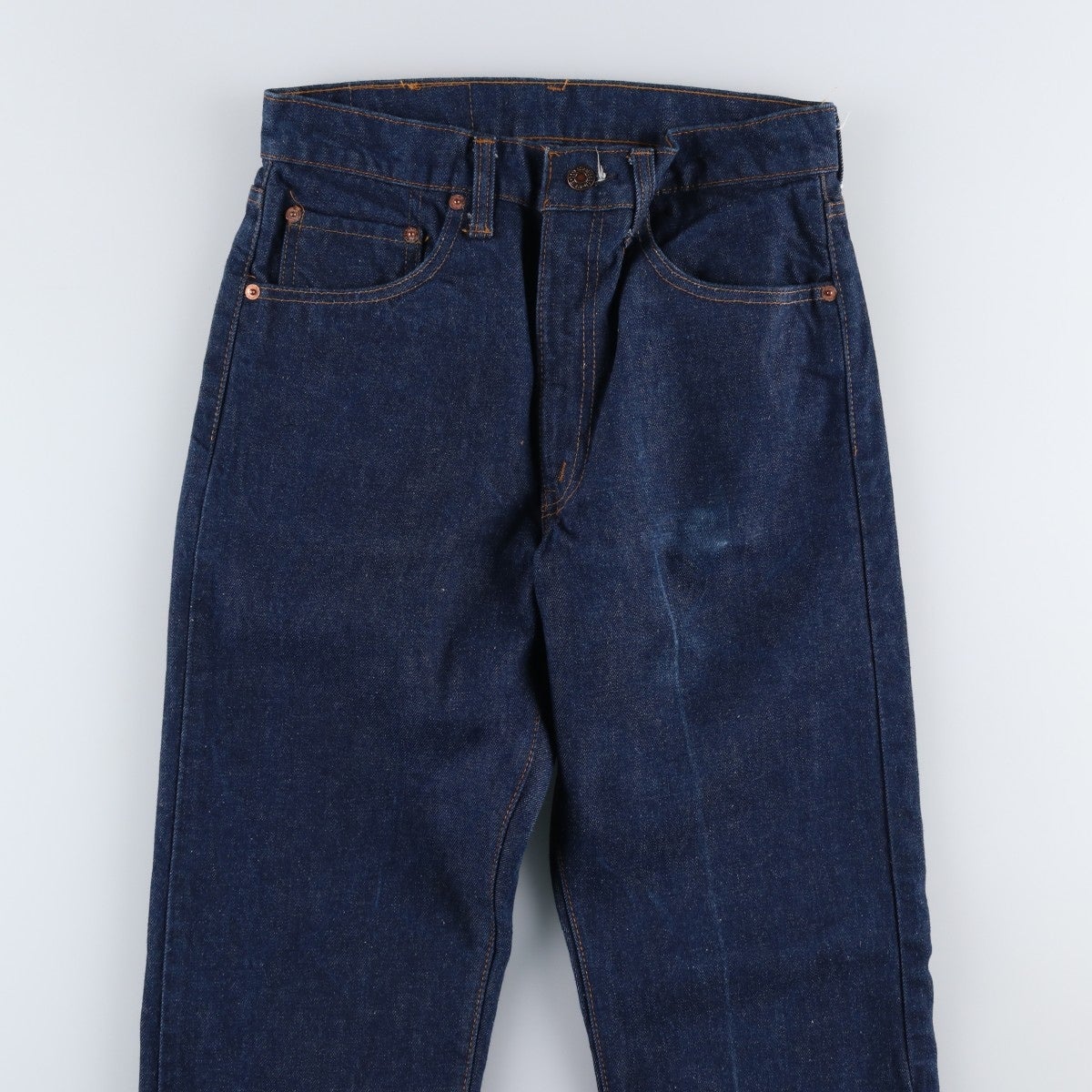 古着 濃紺 70年代 リーバイス Levis 505-0217 66後期 テーパードデニム