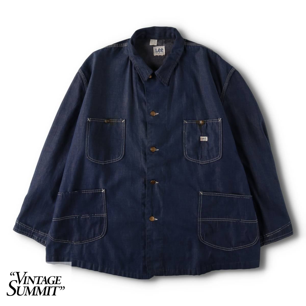 古着 70年代 リー Lee バットダイ デニムカバーオール USA製 メンズXL