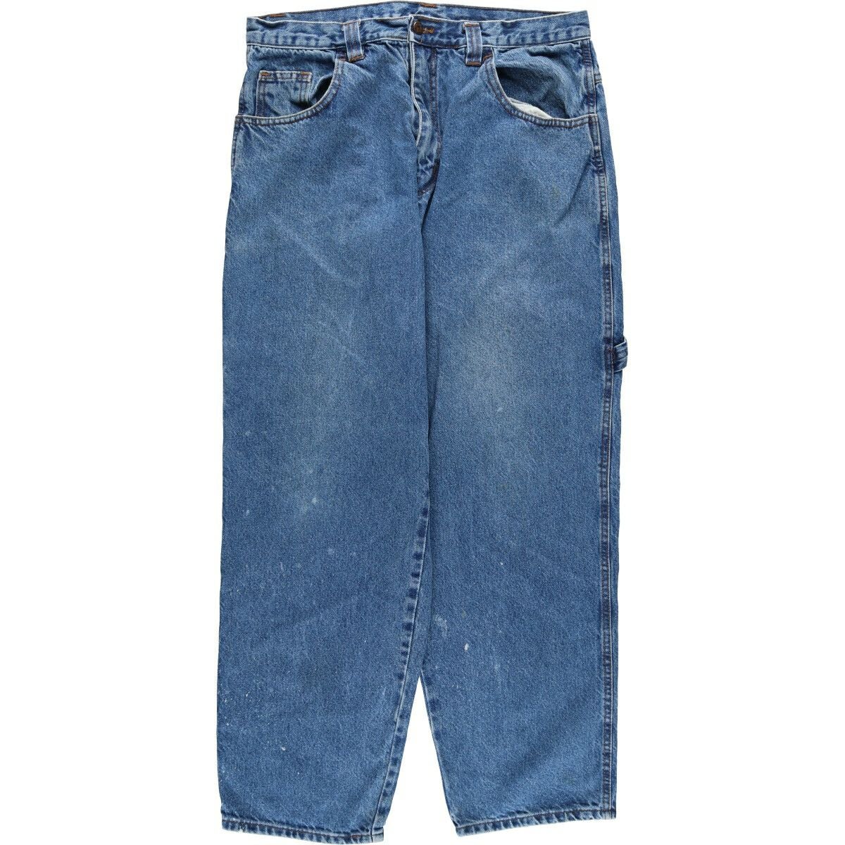 古着 フブ FUBU デニムペインターパンツ USA製 メンズw35相当