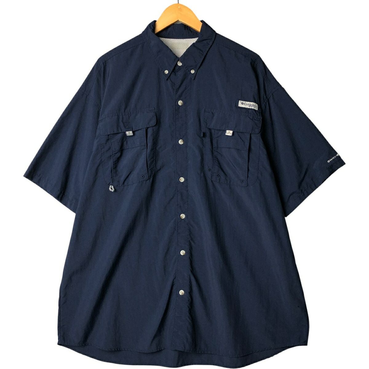古着 コロンビア Columbia PFG OMNI-SHADE オムニシェイド ボタン